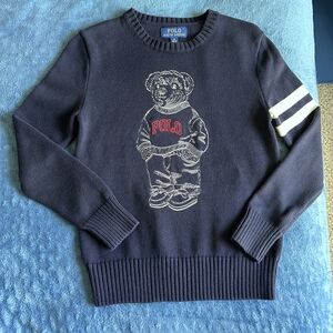Polo by Ralph Lauren Dark Blue Sweater with Bear